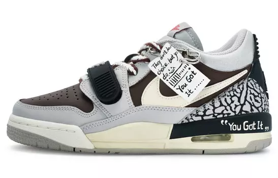 Баскетбольные кроссовки Legacy 312 Vintage Men Low-Top Grey Jordan