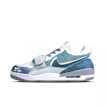 Баскетбольные кроссовки Legacy 312 Vintage Men Low-Touch Blue Gold Jordan