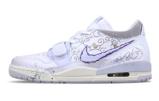 Баскетбольные кроссовки Legacy 312 Vintage Men Low-Top Purple Jordan