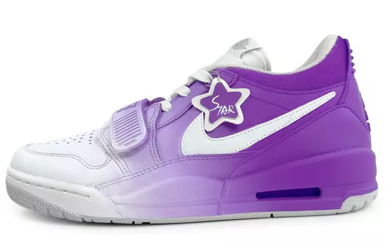 Баскетбольные кроссовки Legacy 312 Vintage Men Low-Top White/Purple Jordan