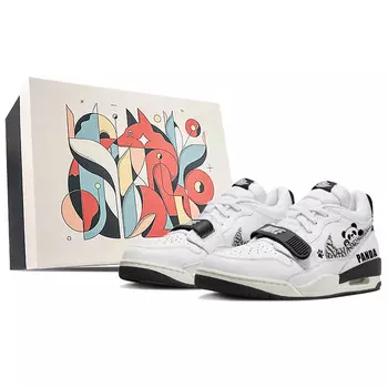 Баскетбольные кроссовки Legacy 312 Vintage Men Low-Top Black/White Jordan