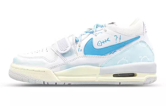 Баскетбольные кроссовки Legacy 312 Vintage Men Low-Go White/Blue Jordan