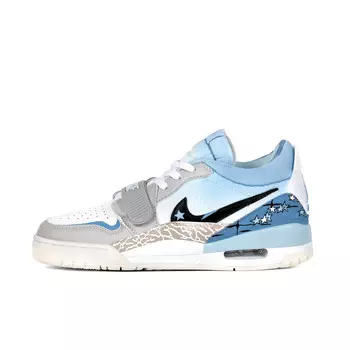Баскетбольные кроссовки Legacy 312 Vintage Men Low-Top Blue/White/Grey Jordan