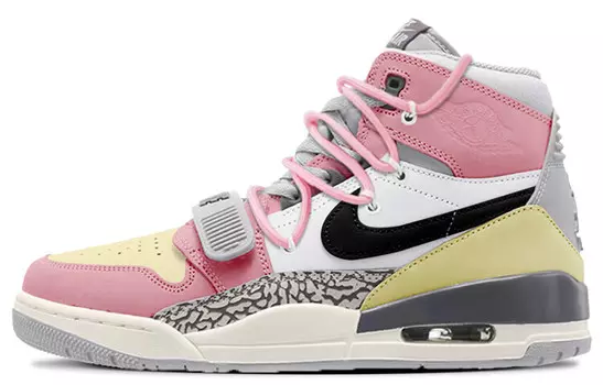 Баскетбольные кроссовки Legacy 312 Vintage, мужские, высокие, белый Jordan