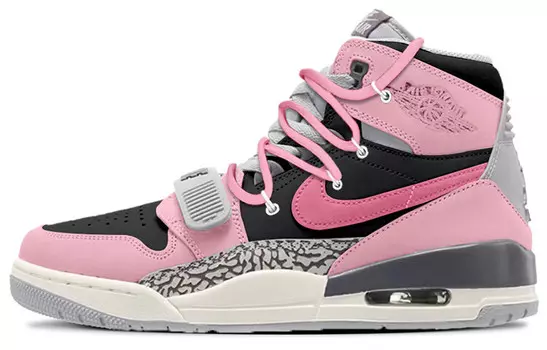 Баскетбольные кроссовки Legacy 312 Vintage, мужские, высокие, черный Jordan