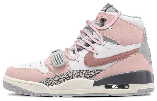 Баскетбольные кроссовки Legacy 312 Vintage, мужские, высокие, бежевый Jordan