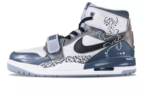 Баскетбольные кроссовки Legacy 312 Vintage, мужские, высокие, белый Jordan