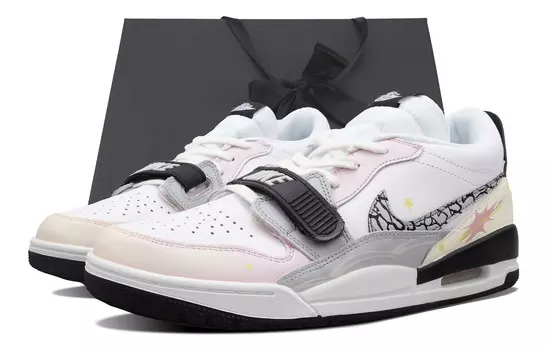 Баскетбольные кроссовки Legacy 312 Vintage, мужские, низкие, розовый Jordan, розовый/белый