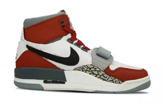 Баскетбольные кроссовки Legacy 312 Vintage, мужские, высокие, красный Jordan