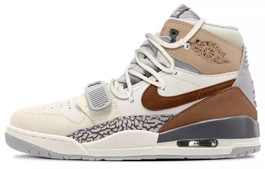Баскетбольные кроссовки Legacy 312 Vintage, мужские, высокие, белый Jordan