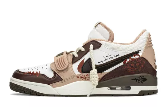 Баскетбольные кроссовки Legacy 312 Vintage Unisex Low-top Brown/red Jordan