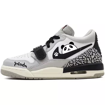 Баскетбольные кроссовки Legacy 312 Vintage женские, среднего размера, черный/серый Jordan