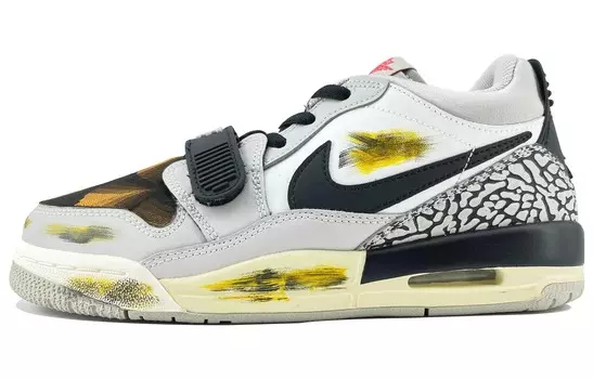 Баскетбольные кроссовки Legacy 312 Vintage женские с низким верхом, желтые Jordan