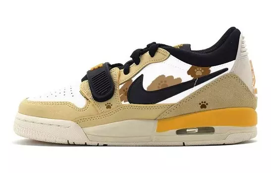 Баскетбольные кроссовки Legacy 312 Vintage женские с низким верхом, желтый/черный Jordan