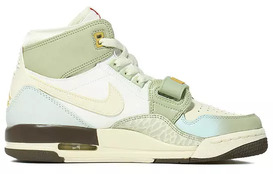 Баскетбольные кроссовки Legacy 312 Vintage женские высокие зеленый Jordan