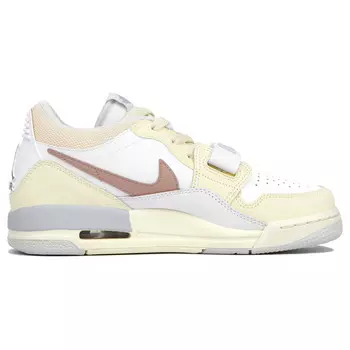 Баскетбольные кроссовки Legacy 312 Vintage женские с низким верхом белый/желтый Jordan