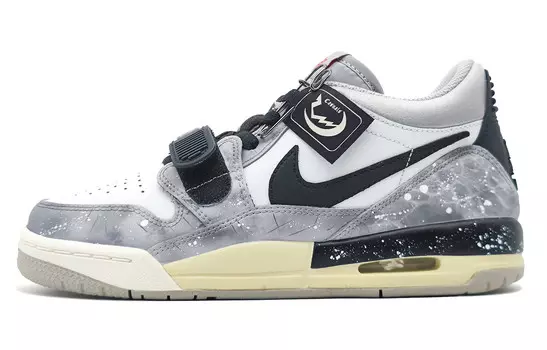 Баскетбольные кроссовки Legacy 312 Vintage женские низкие черный белый серый Jordan