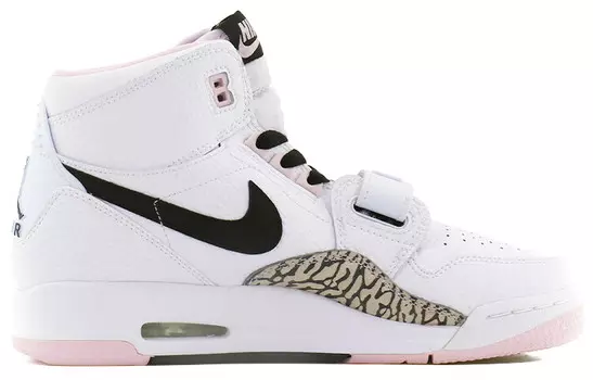 Баскетбольные кроссовки Legacy 312 Vintage женские высокие розовый Jordan, розовый