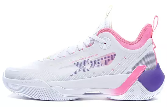 Баскетбольные кроссовки Levitation 6 мужские с низким верхом, новые белые Xtep