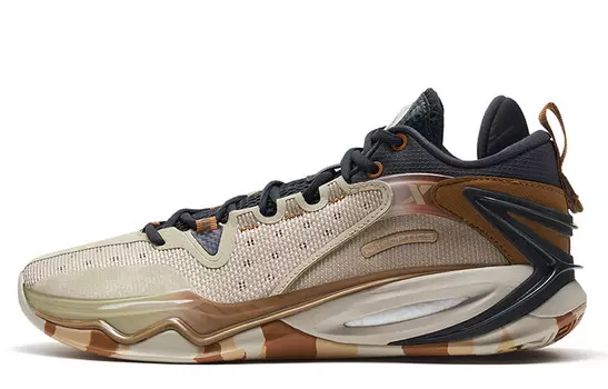 Баскетбольные кроссовки Light Attack 2nd Generation-V3 мужские с низким верхом черного цвета Xtep