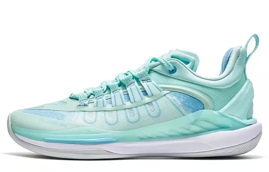 Баскетбольные кроссовки Light Feather 4-го поколения V2 для мужчин с низким верхом, синие Xtep