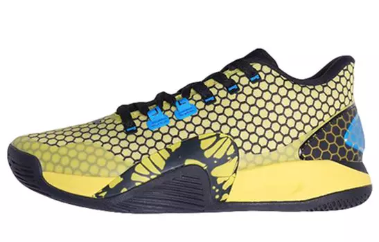 Баскетбольные кроссовки Lin Generation для мужчин с низким верхом, черные/желтые Xtep