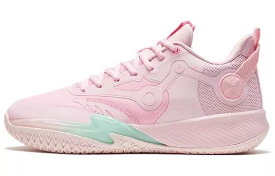 Баскетбольные кроссовки Lin Storm 2 Generation мужские низкие розовые Xtep