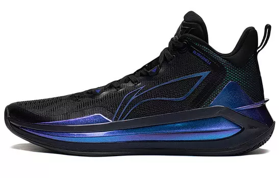 Баскетбольные кроссовки Liren 3 мужские, среднего размера, синие/черные/розовые Lining