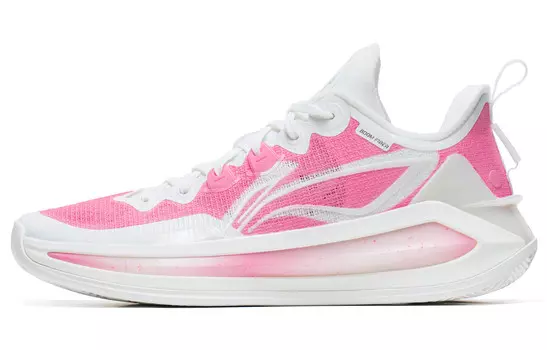Баскетбольные кроссовки Liren 3 V2 мужские низкие белые/розовые Lining