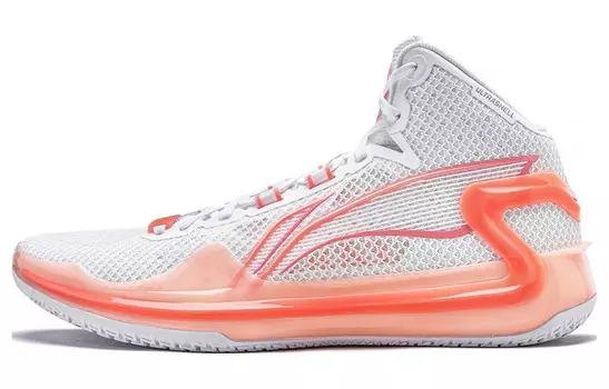 Баскетбольные кроссовки Liren 4 унисекс среднего размера белые Lining