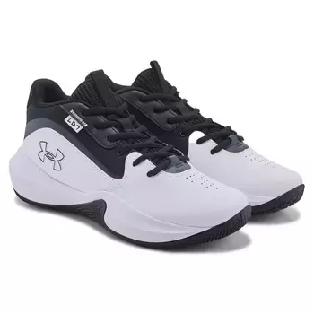 Баскетбольные кроссовки Lockdown 7 для больших детей Under Armour, белый