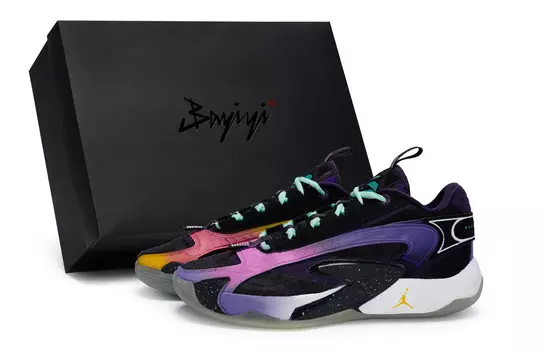 Баскетбольные кроссовки Luka 2 Basketball Shoes Men Low-Top Purple/Orange/Pink Jordan