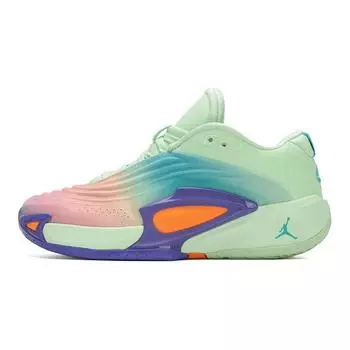 Баскетбольные кроссовки Luka 3 Kids GS Low-top Green/Purple/Orange Jordan, фиолетовый
