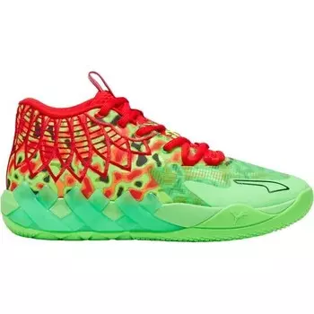 Баскетбольные кроссовки MB.01 Thermal Puma, цвет Fluro Green Pes-Puma Red