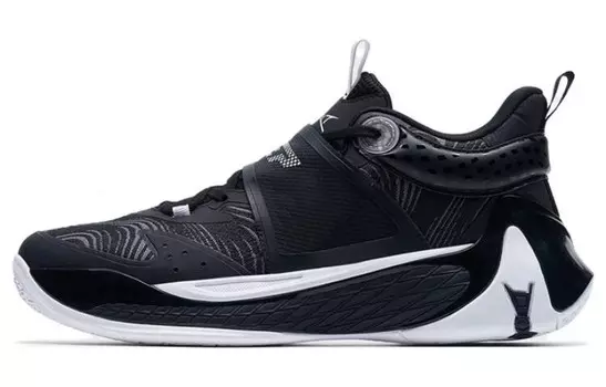 Баскетбольные кроссовки Monster 3.5 мужские с низким верхом, черные/угольно-серые/белые Xtep