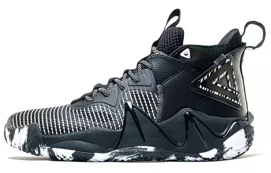 Баскетбольные кроссовки Monster 7 мужские высокие черные Peak