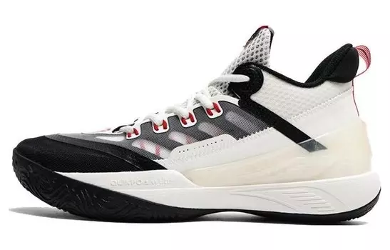 Баскетбольные кроссовки мужские низкие белые/черные 361°