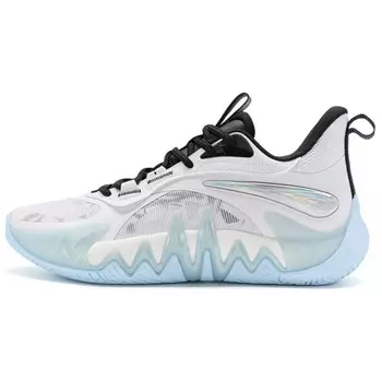 Баскетбольные кроссовки мужские низкие белые/черные Xtep