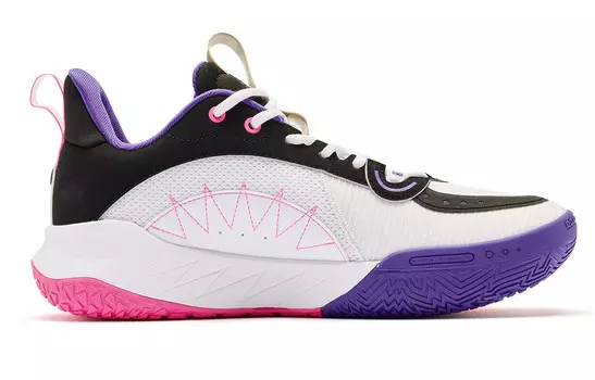 Баскетбольные кроссовки мужские низкие белые Qiaodan