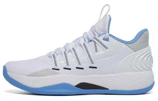 Баскетбольные кроссовки мужские низкие белые/синие Xtep