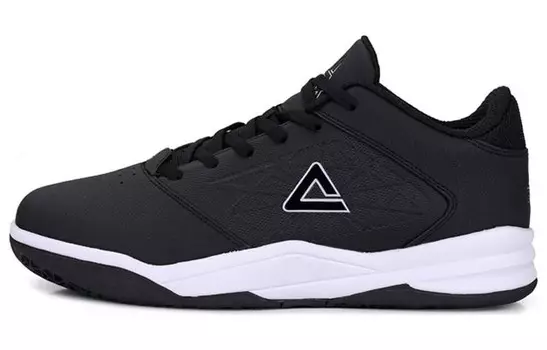 Баскетбольные кроссовки мужские низкие черные/белые Peak