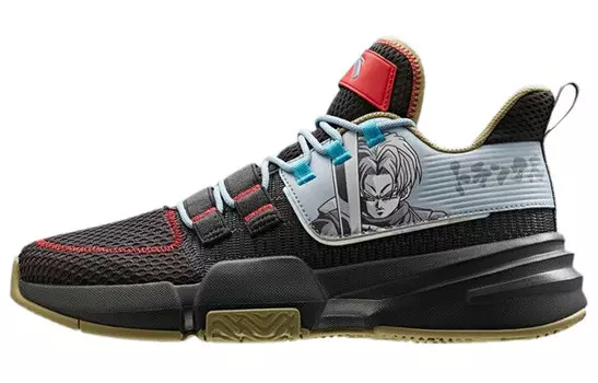 Баскетбольные кроссовки мужские низкие черные/серые Anta