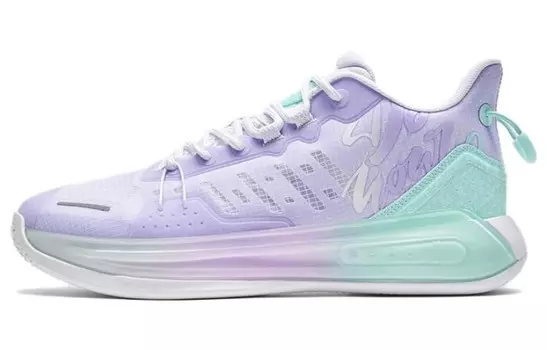 Баскетбольные кроссовки мужские низкие фиолетовые/синие Xtep