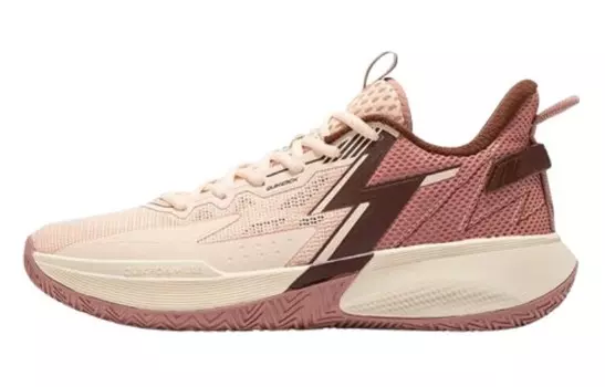 Баскетбольные кроссовки мужские низкие розовые 361°