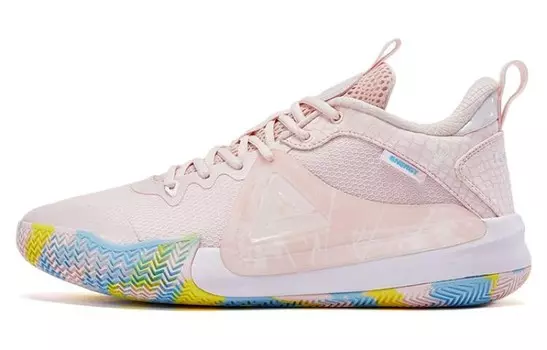 Баскетбольные кроссовки мужские низкие розовые Peak