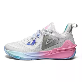 Баскетбольные кроссовки мужские низкие серые Peak