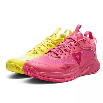 Баскетбольные кроссовки мужские с низким верхом корейские белые/зимние белые/кремовые розовые/синие Peak