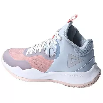 Баскетбольные кроссовки мужские с низким верхом розовые/синие/фиолетовые Peak