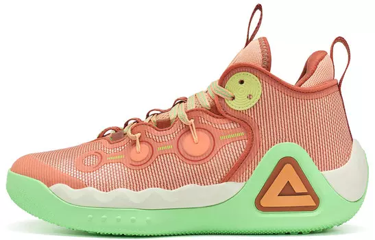 Баскетбольные кроссовки мужские с низким верхом персикового цвета Peak