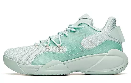 Баскетбольные кроссовки мужские с низким верхом цвета Bean Green/светло-дымчатый зеленый Anta